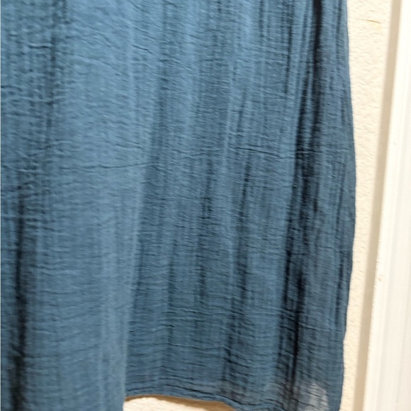 Velvet by Graham and Spencer Chic Teal Maxi Dress, Vintage Slub. Lightweight. S - Picture 4 of 16